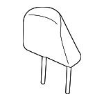 81140T3LA21ZE - Body: Headrest for Honda: Accord Image