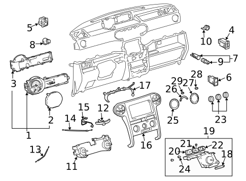 Controls for 2004 Scion xB #0