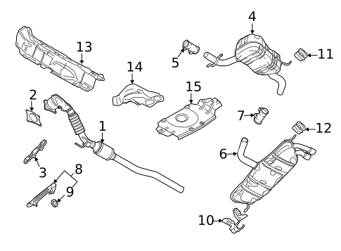 Exhaust Components for 2009 Volkswagen GTI #0