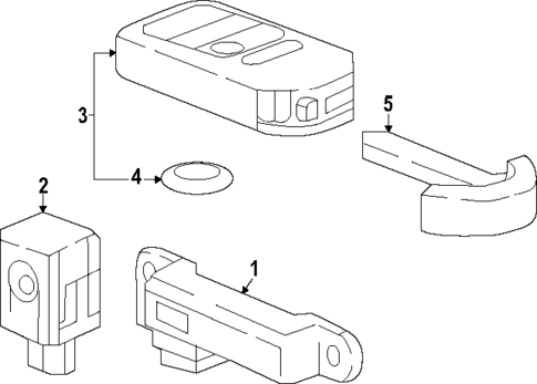 Keyless Entry Components for 2025 Acura Integra #0