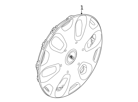 Wheel Covers & Trim for 2013 Ford Transit Connect #0