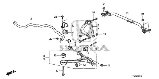 Front Lower Arm for 2010 Honda Accord #0