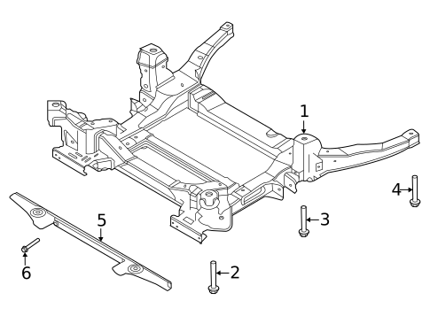 Suspension Mounting for 2023 Lincoln Aviator #1