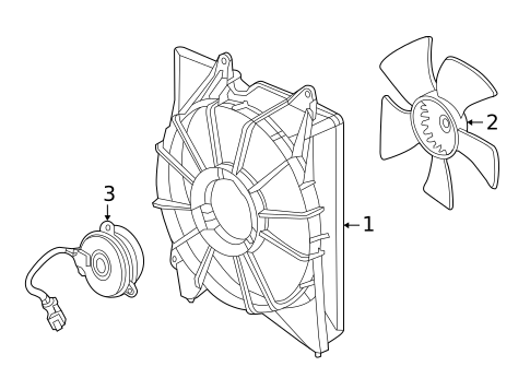 Cooling Fan for 2016 Acura RDX #0