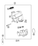 68418190AB - Brakes: Brake Master Cylinder for Mopar Image image