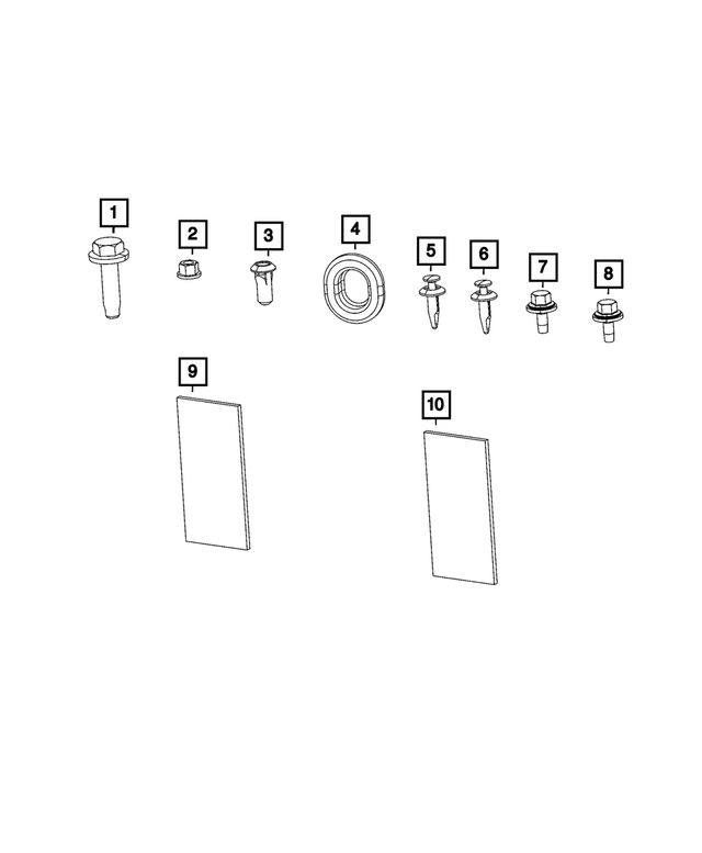 56021909AA - Electrical: Body Wiring Grommet for Mopar Image