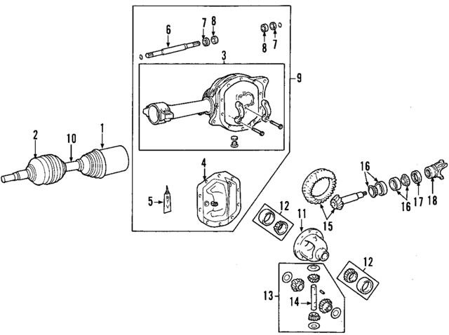 5066529AA - Front Drive Axle: Differential Case for Mopar Image