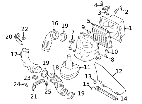 Air Cleaner for 2015 Subaru Forester #0