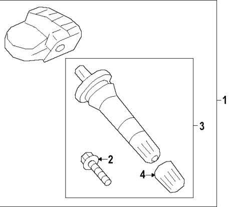 Tire Pressure Monitor Components for 2023 Ford Bronco #0