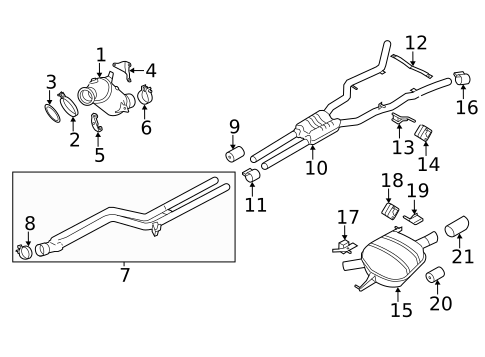 Exhaust Components for 2016 BMW ActiveHybrid 5 #0