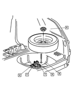 52080427AA - Wheels, Covers and Jacks: Jack for Mopar Image