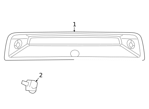High Mount Lamps for 2025 Ram 2500 #0