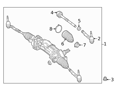 Steering Gear & Linkage for 2021 Mercedes-Benz E350 #0