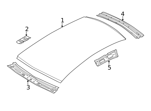 Roof & Components for 2009 Audi A4 Quattro #0