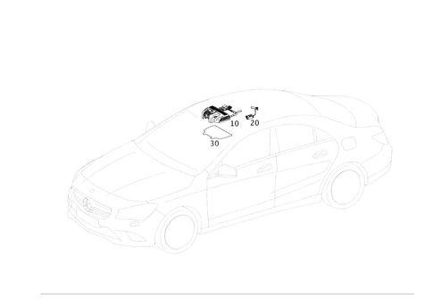 Distress Alarm System for 2021 Mercedes-Benz CLA250 #0