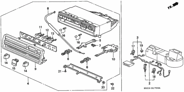 Heater Control for 1992 Honda Civic #0