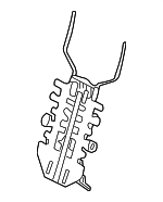 7275008010 - Body: Seat Lumbar Support Cushion for Toyota: Sienna Image