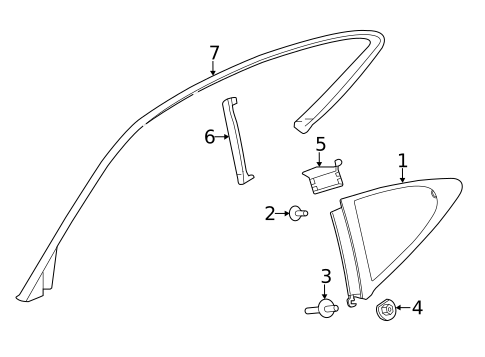 Glass & Hardware for 2017 Jaguar F-Type #0