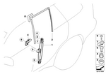 51357125060 - : Window Lifter Without Motor, Rear Right for BMW Image