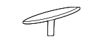 2546902000 - Body: Rocker Panel Molding Bracket for Mercedes-Benz Image