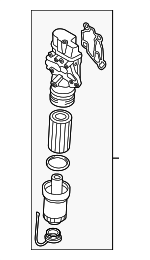 6F115397L - Engine: Oil Filter Housing for Volkswagen Image