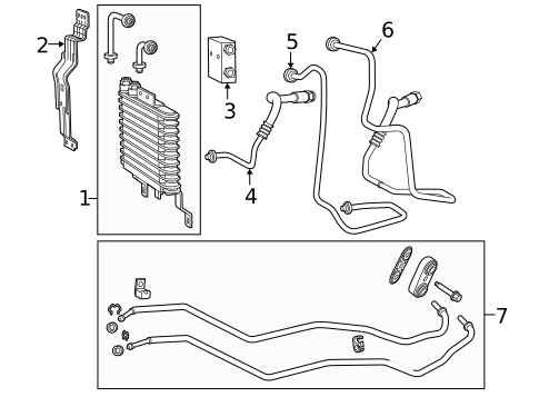 Oil Cooler for 2016 Chevrolet Caprice #0