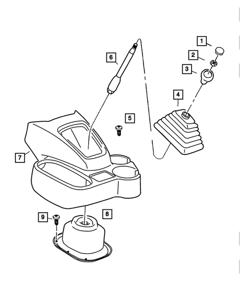 Gearshift Controls for 2002 Dodge Ram 3500 #0
