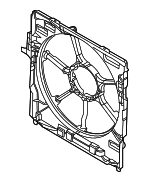 17428618246 - Cooling System: Fan Shroud for BMW Image