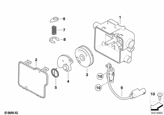 32737672850 - Steering: Cable Distributor -  for BMW-Motorrad Image