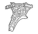 716013T072 - Body: Inner Quarter Panel for Kia: K900 Image