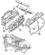 5JY10PR4AF - Cooling: Radiator Grille, Painted for Mopar Image