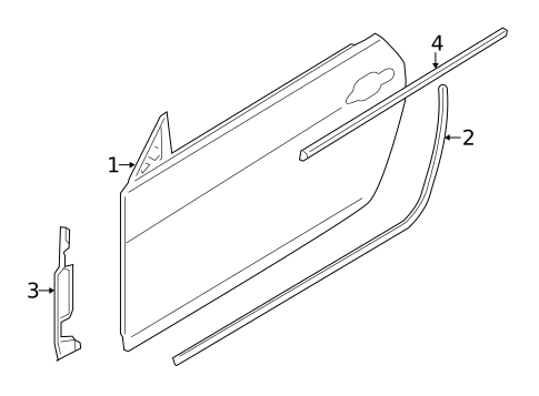 Exterior Trim - Door for 2020 BMW 430i #0