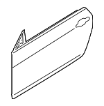 41009631833 - : Door Shell for BMW: 428i, 428i xDrive, 430i, 430i xDrive, 435i, 435i xDrive, 440i, 440i xDrive, M4 Image