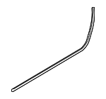 51337279737 - Body: Lower Weather-strip for BMW: 428i, 428i xDrive, 430i, 430i xDrive, 435i, 435i xDrive, 440i, 440i xDrive, M4 Image