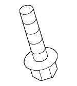 1125406201 - : Passenger Air Bag Bolt for Genesis: Electrified G80, Electrified GV70, G70, G80, G90, GV60, GV70, GV80, GV80 Coupe | Hyundai: Accent, Elantra, Elantra GT, Elantra N, Genesis Coupe, Ioniq, Ioniq 5, Ioniq 6, Kona, Kona Electric, Kona N, Palisade, Santa Cruz, Santa Fe, Sonata, Tucson, Veloster, Veloster N, Venue, XG300, XG350 Image