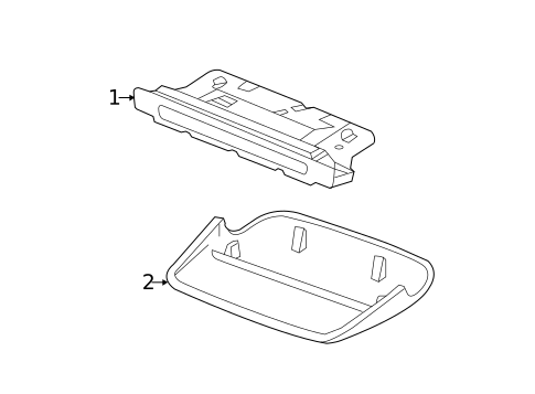 High Mounted Stop Lamp for 2016 Buick Verano #0