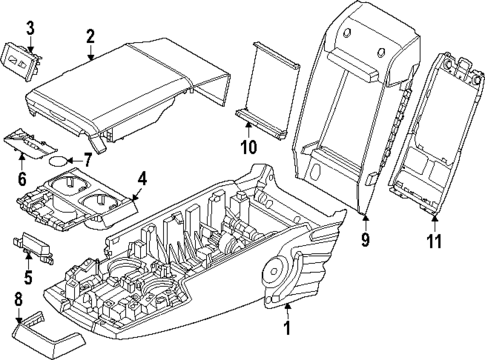Rear Seat Components for 2024 BMW i7 #2