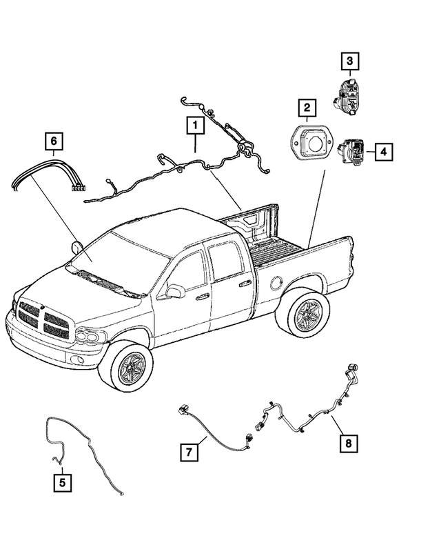 68229186AB - : Chassis Wiring for Mopar Image