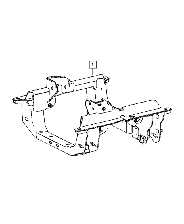 52129323AB - Frames and Bumpers: Front Suspension Cradle for Mopar Image