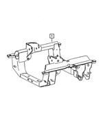 52129323AB - Frames and Bumpers: Front Suspension Cradle for Mopar Image