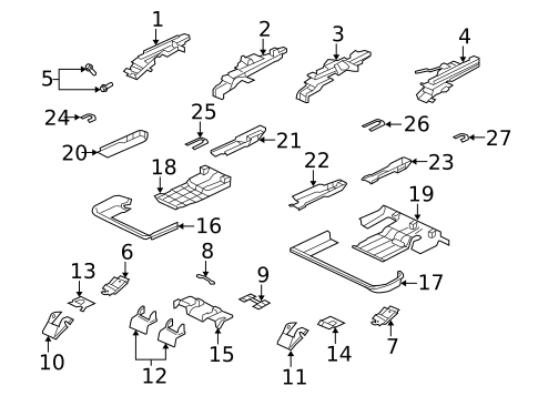 Tracks & Components for 2011 Mitsubishi Outlander #0