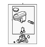 15892508 - Body: Master Cylinder for Chevrolet: Equinox | Pontiac: Torrent | Saturn: Vue Image