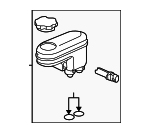 22676178 - Body: Reservoir for Chevrolet: Equinox | Pontiac: Torrent | Saturn: Vue Image