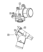 68014142AA - Cooling: Water Inlet Connector for Mopar Image