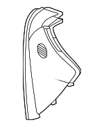 553170E200C0 - Body: Instrument Panel Side Cover for Lexus Image