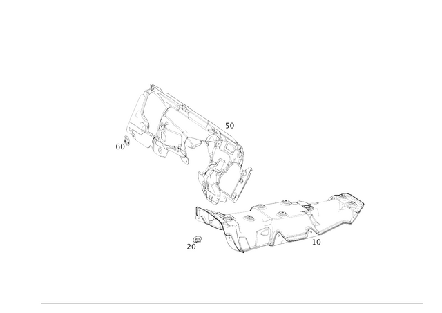 4636825000 - Panelling: Dampening, Transm. Tunnel for Mercedes-Benz: G550, G63 4x4 Squared AMG, G63 AMG Image image