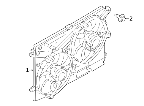 Cooling Fan for 2015 Ford Fusion #0