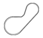 9091602721 - : 2016-2018 Toyota RAV4 - Serpentine Belt for Toyota: RAV4 Image