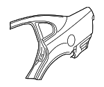 3B5809843B - Body: Quarter Panel for Volkswagen: Passat Image