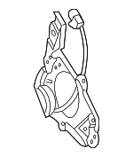 8616160030 - Body: Front Dr Speaker Bracket for Lexus: GX470 Image